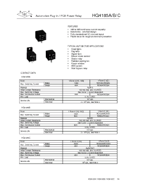 Datasheet HG4185B manufacturer DB Lectro